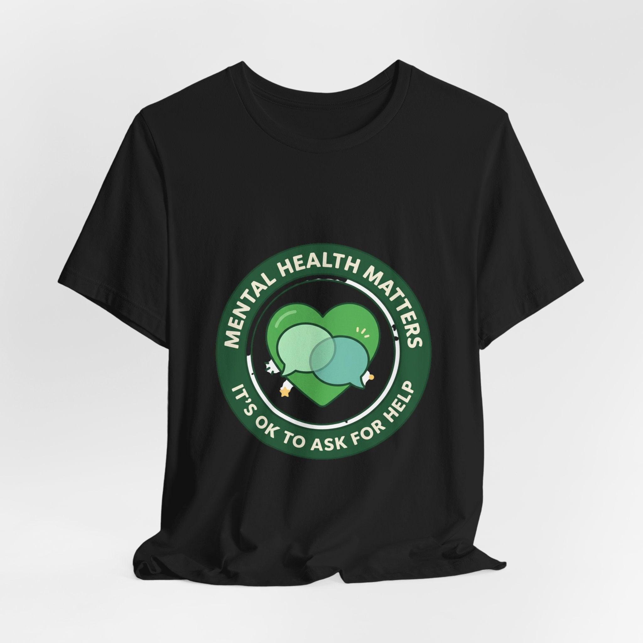 Mental Health Matters Tee | Wear Green awareness ribbon, be kind