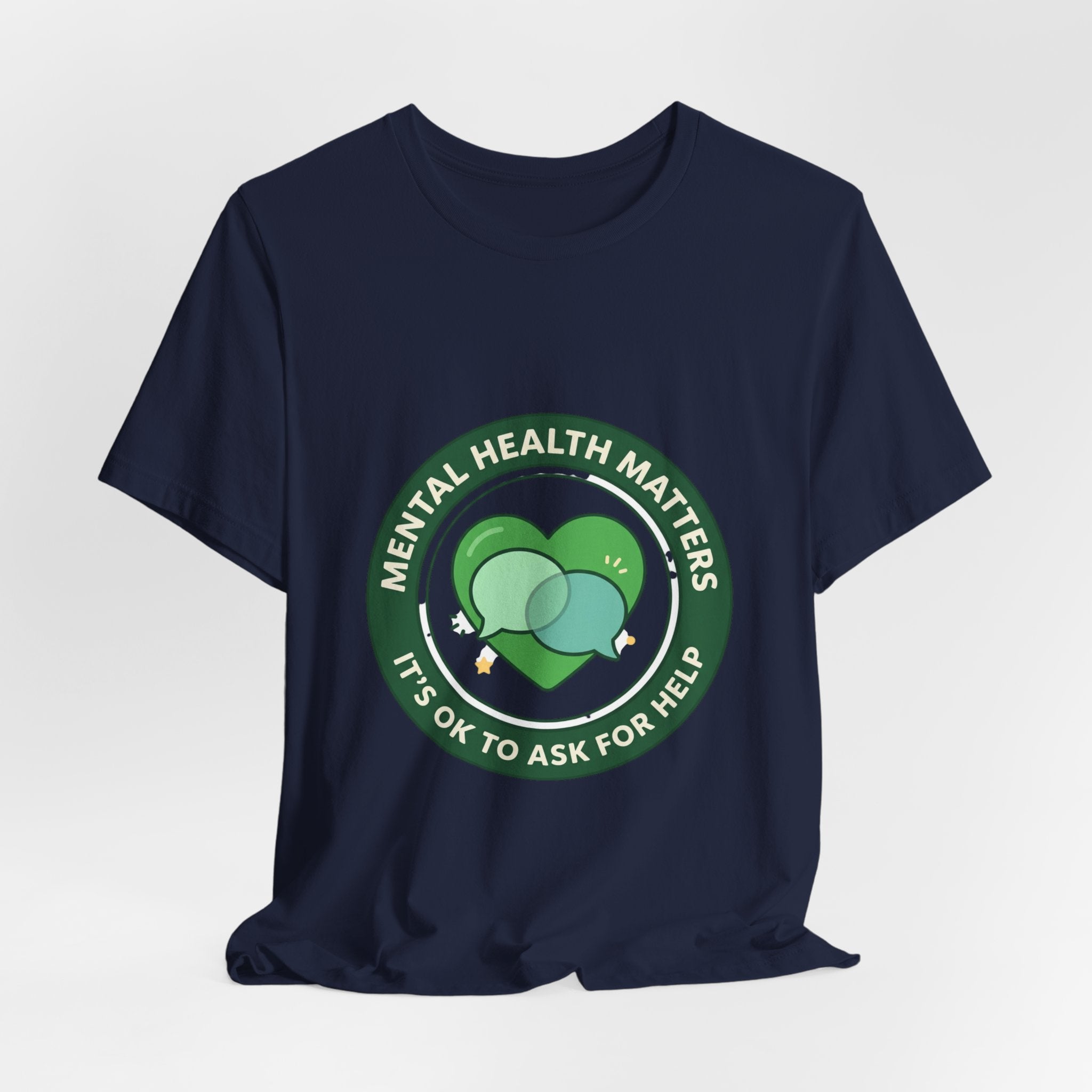 Mental Health Matters Tee | Wear Green awareness ribbon, be kind