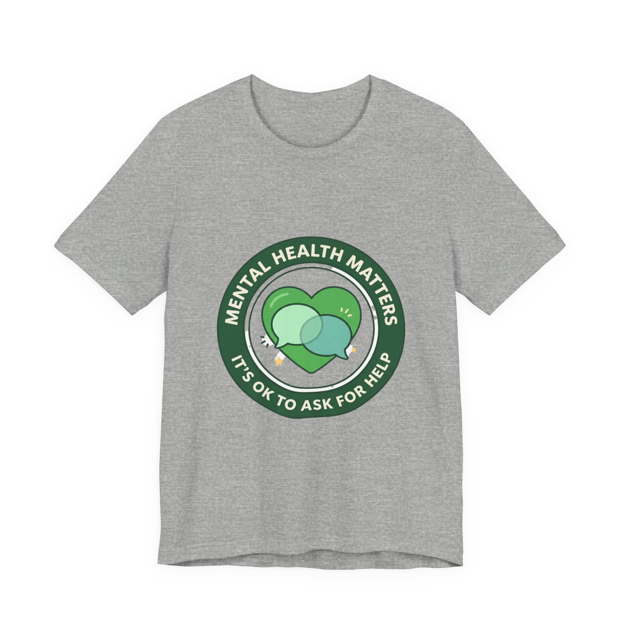 Mental Health Matters Tee | Wear Green awareness ribbon, be kind