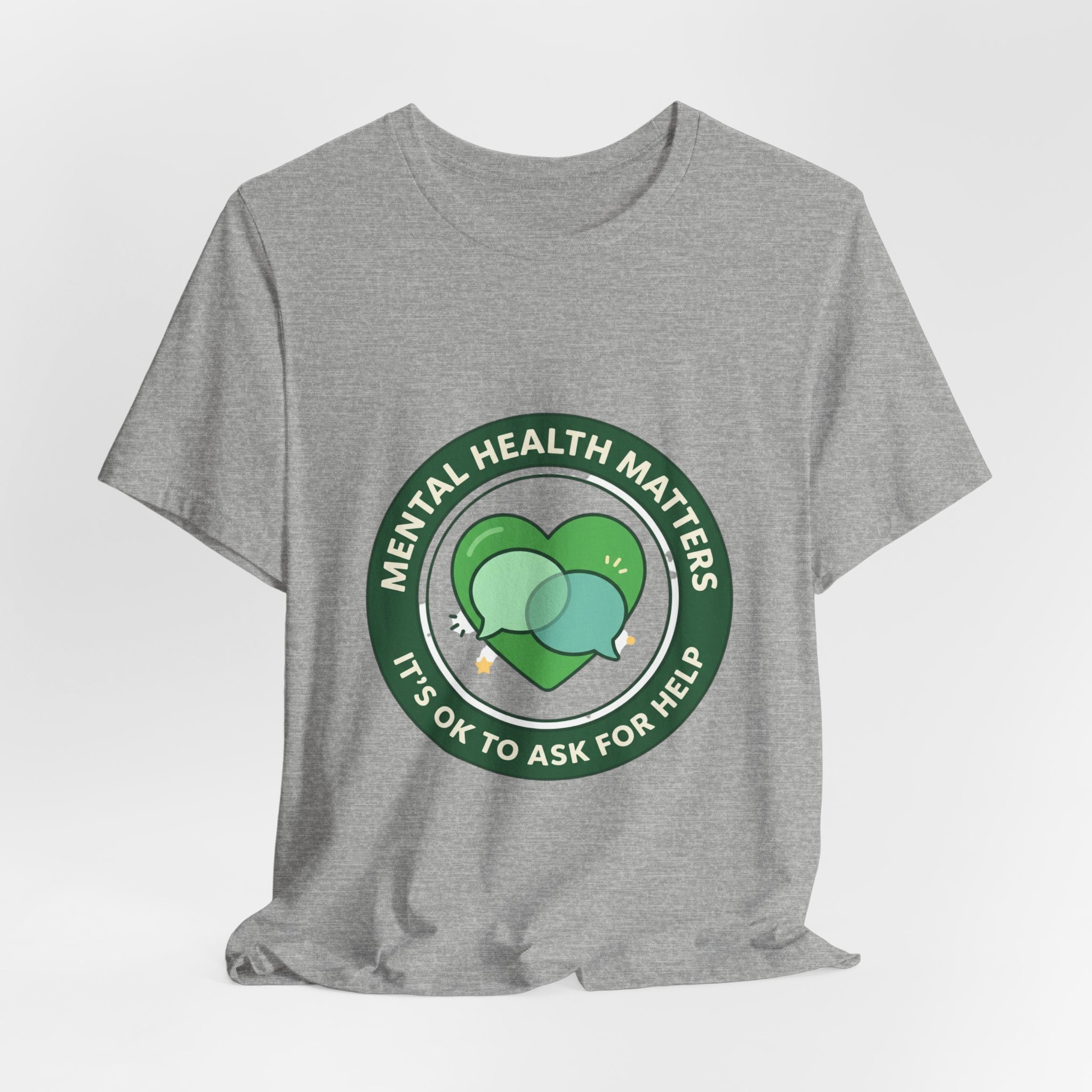 Mental Health Matters Tee | Wear Green awareness ribbon, be kind