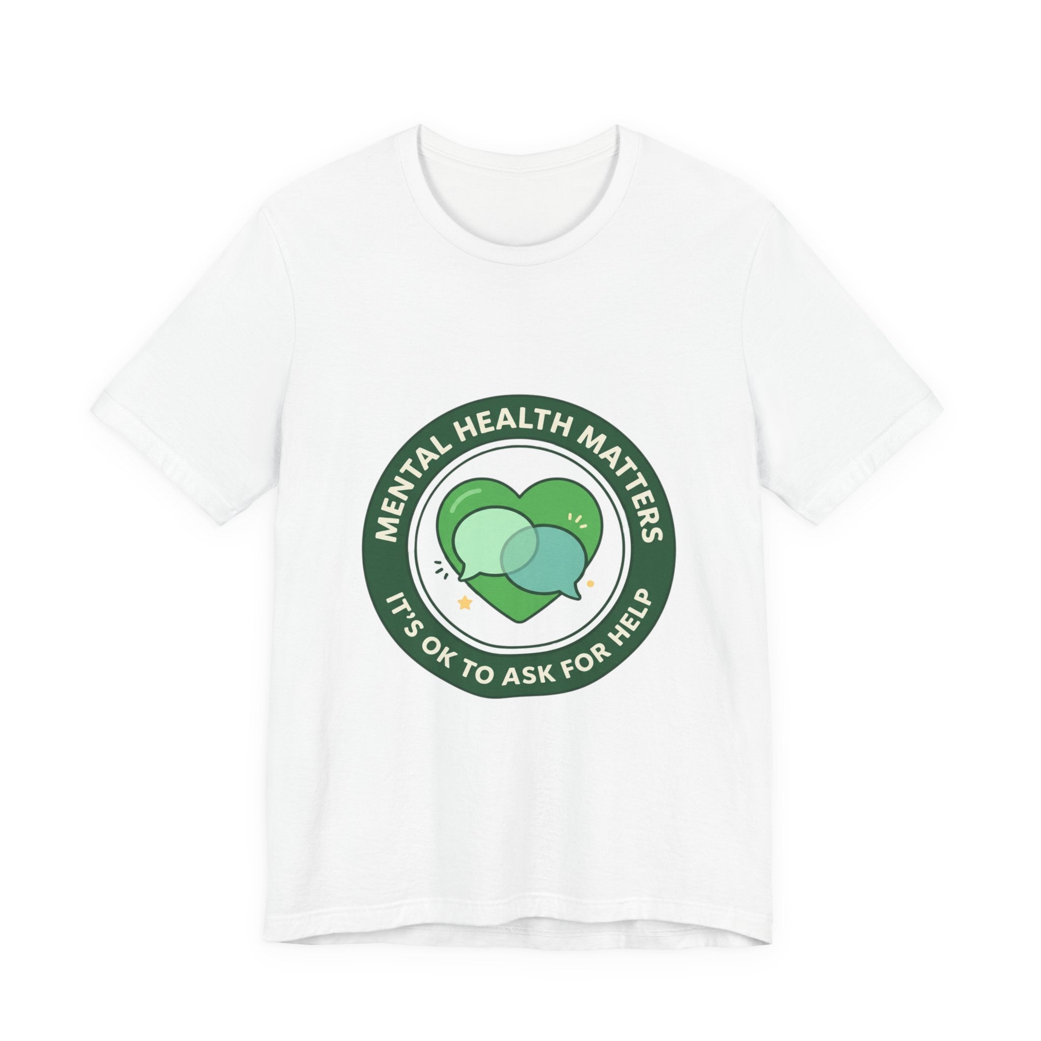 Mental Health Matters Tee | Wear Green awareness ribbon, be kind