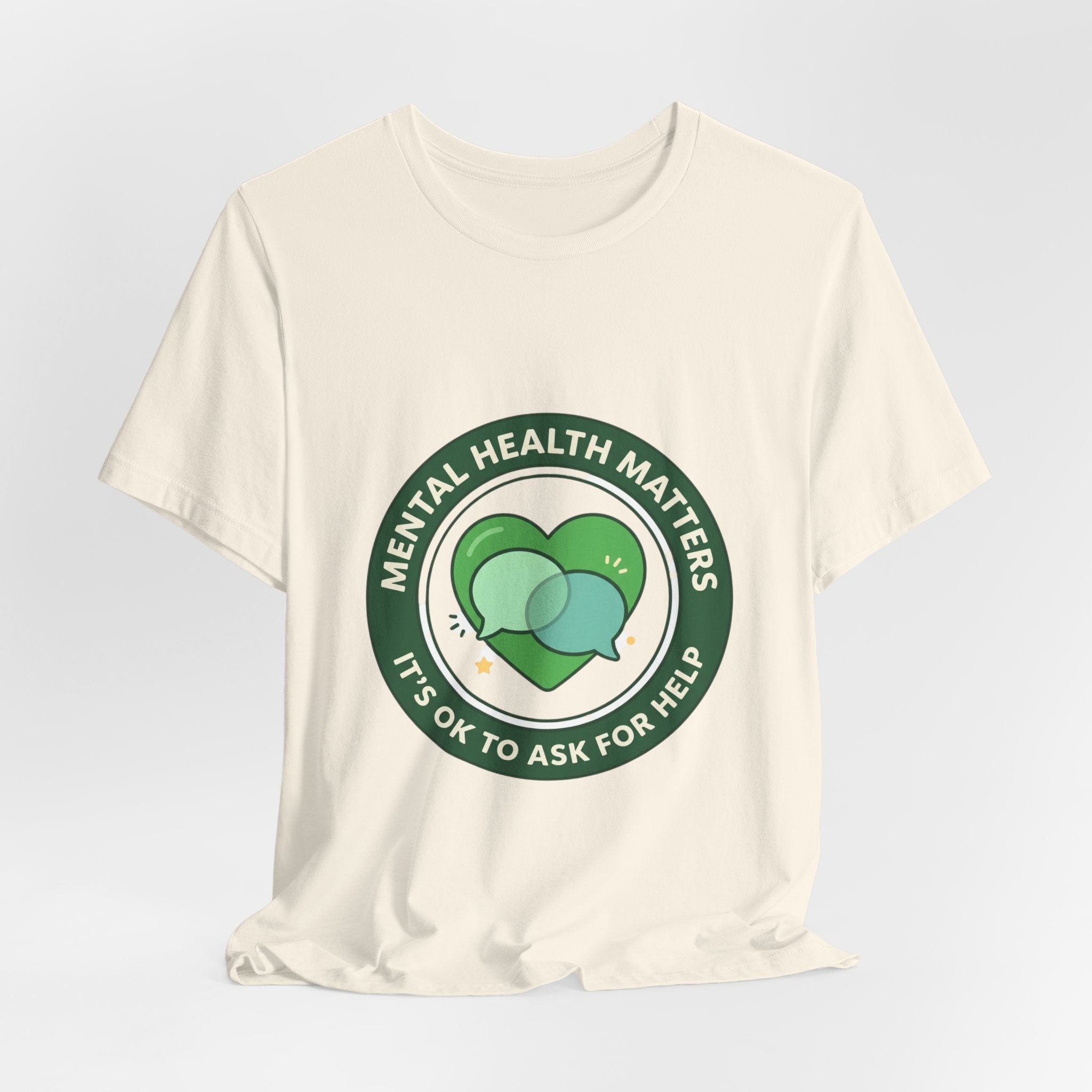 Mental Health Matters Tee | Wear Green awareness ribbon, be kind